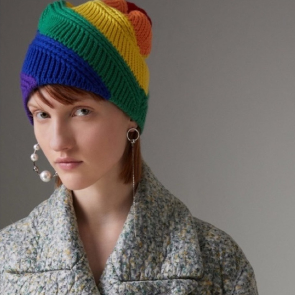 Burberry Multicolor Knit Hat